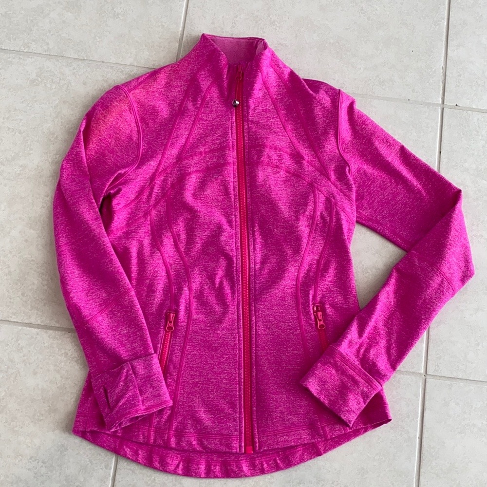 Lululemon Hot Pink Define Jacket Luon